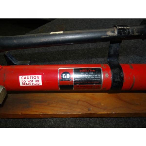 T&amp;B Greenlee Hydraulic Hand / Foot 13586, 9800 PSI Pump #3 image