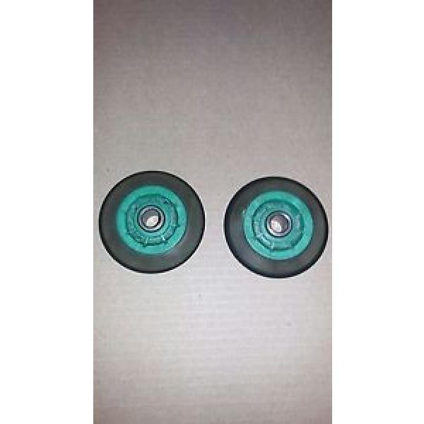 WHIRLPOOL KENMORE DRYER DRUM SUPPORT ROLLER SET (2) - PART# WPW10314173, 3396801 #1 image