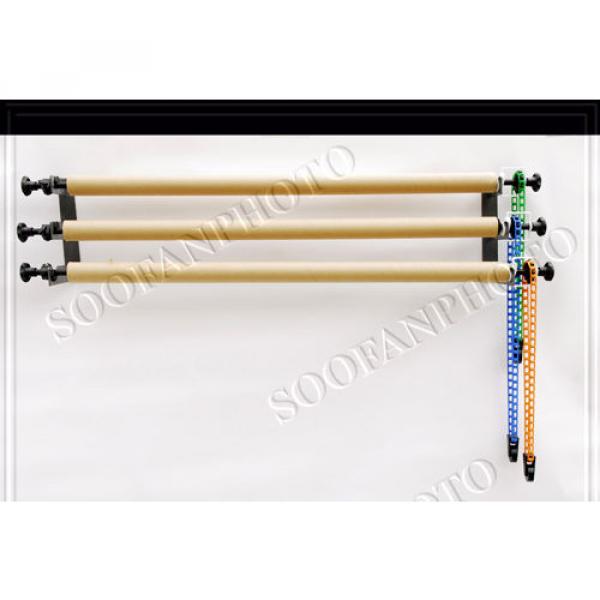 3-Roller Wall-Mounted Background Support System #1 image