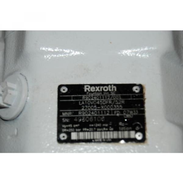 REXROTH AXIAL PISTON LA10V045DFR/52R 3600 PSI REXROTH R902401112/001 NEW Pump #2 image