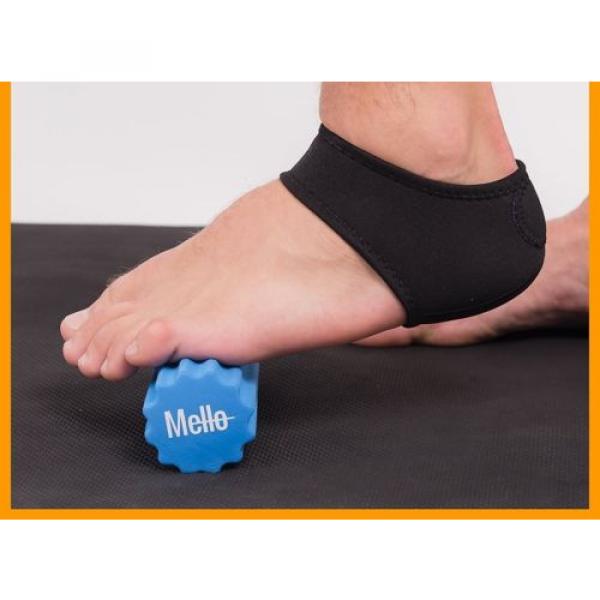 Plantar Fasciitis Bundle By Mello-Foot Arch Support Wrap &amp; Foam Roller Set-Small #1 image