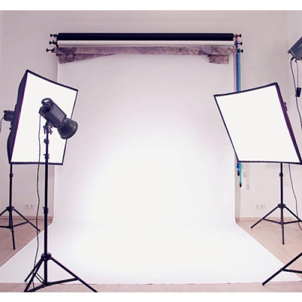 Photo Studio 3 Rollers Backdrop Background Elevator Support System &amp; Brackets #5 image