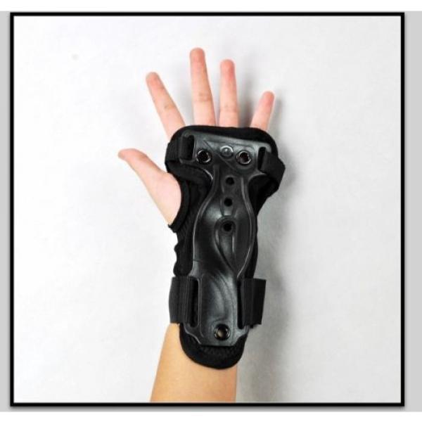 Skating Board Roller Wrist Guard Support Protector Gear Warp Glove Black L #2 image