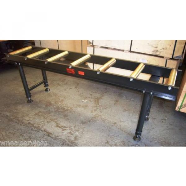 WNS Roller Table 2000mm x 450mm 400Kg 7 Rollers Saw Support Adjustable Height #4 image