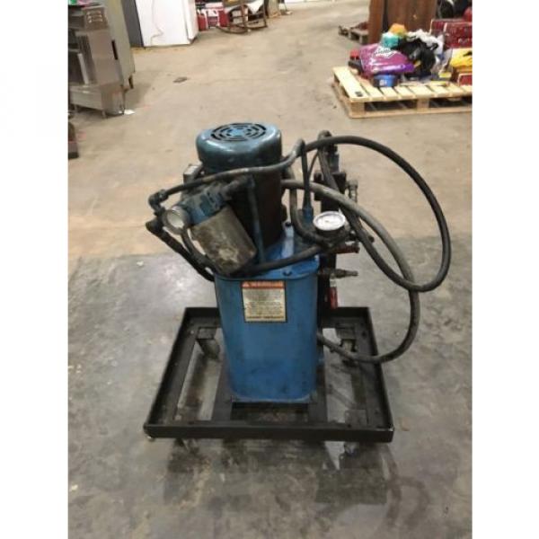 VICKERS POWER SYSTEM, MOD# TK5VV15FMNGF30F1B2069, BALDOR MOTOR, 2 HP,USED Pump #3 image