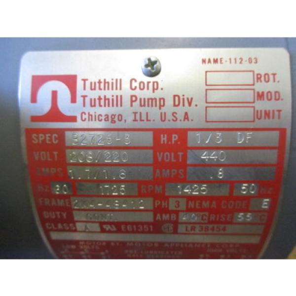 TUTHILL CORP MOTOR 2M448412 Pump #2 image