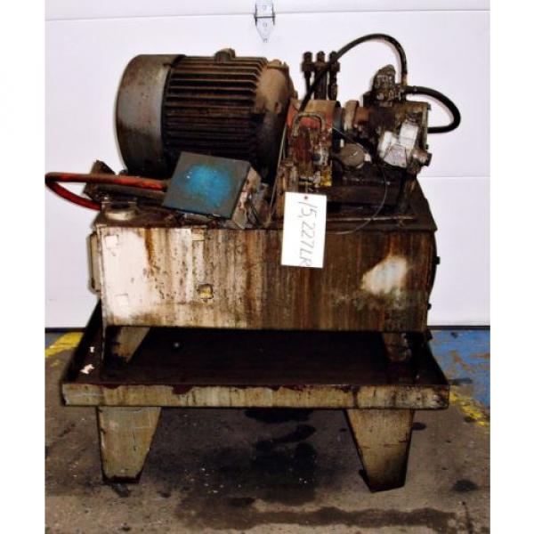 #SLS1D32 Hydraulic Power Supply Unit 5HP  15227LR Pump #1 image