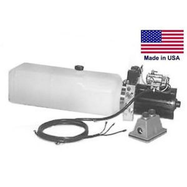 COMMERCIAL Hydraulic DC Power Unit  4 Way Function  Horizontal Mount 1.87 Gal Pump #1 image