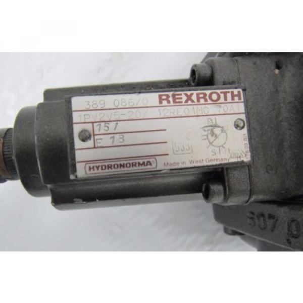 REXROTH HYDRAULIC 1PV2V520/12RE01MC70A1 Pump #2 image