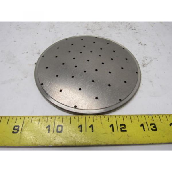 SS Contour Plate 45/8&#034; OD X 31/6&#034; Thick Pump #1 image