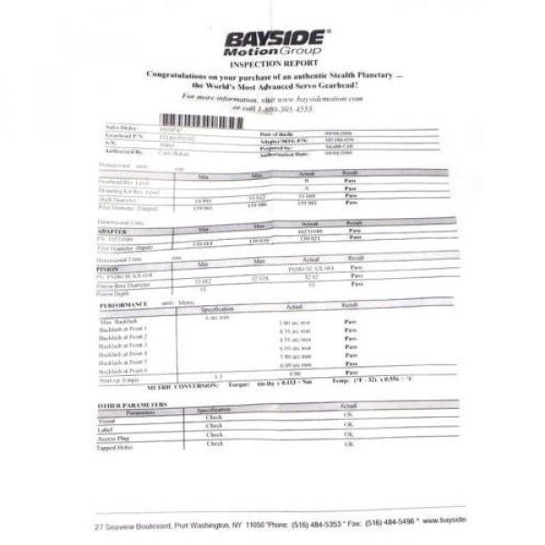 NEW PARKER BAYSIDE PS180050SU HYDRAULIC MOTOR PS180050SU Pump #5 image