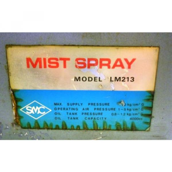 SMC, PNEUMATIC OIL, MIST SPRAY, MODEL: LM213, CAPACITY 4000cc Pump #2 image