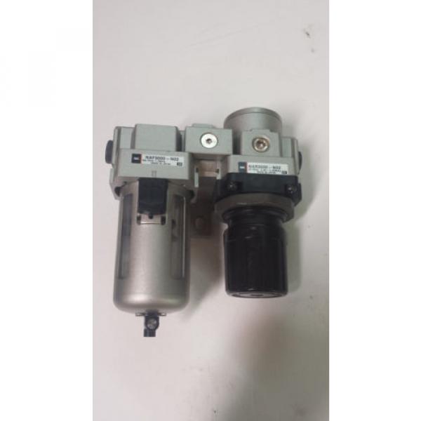 NEW SMC NAF3000N02 FILTER/ NAR3000N02 REGULATOR Pump #1 image