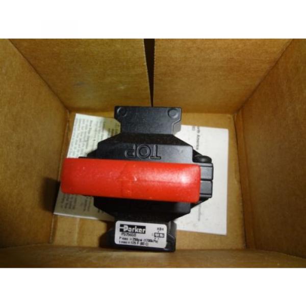 NIB Parker Schrader Bellows 3/8&#034; NPT Modular Lockout Valve PS756SB Pump #1 image