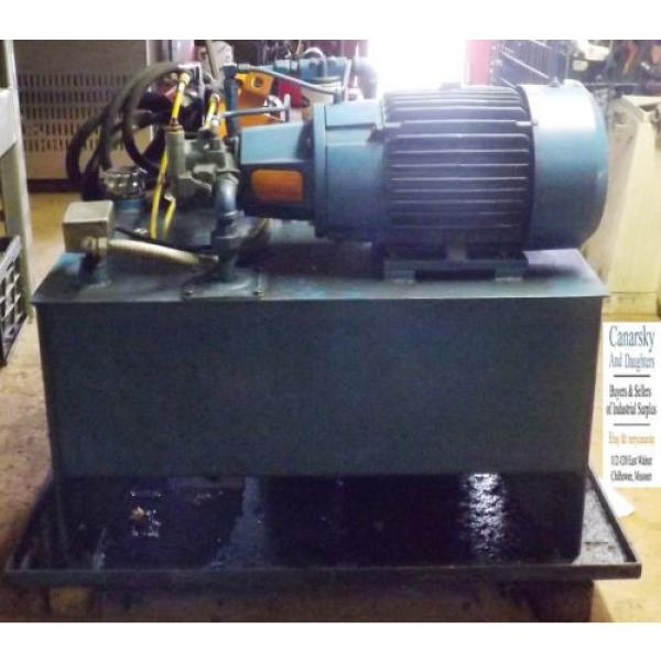 1 USED HYDRAULIC POWER PACK 10 HP MOTOR NACHI ***MAKE OFFER*** Pump #4 image