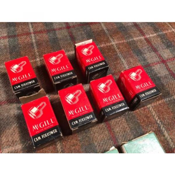 McGill Camrol CF-7/8-S Cam Follower Roller Bearings New Lot of 7 MRC TRW Lot #4 image