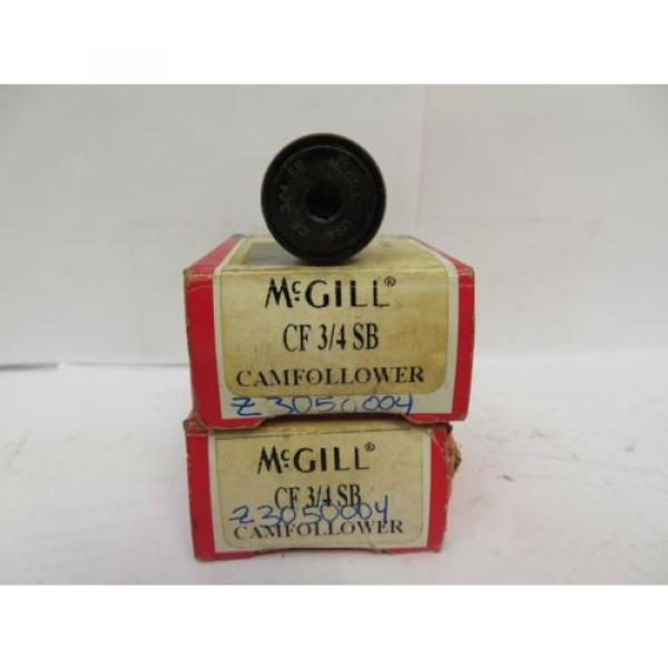 NEW MCGILL CAM FOLLOWER YOKE BEARING CF 3/4 SB CF3/4SB CF34SB &#034;LOT OF 2&#034; #1 image