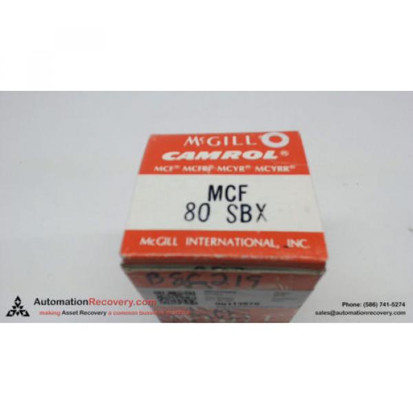 MCGILL MCF 80 SBX CAM FOLLOWER BEARING, NEW #113670 #3 image