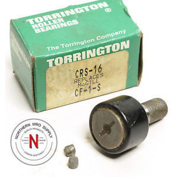 TORRINGTON CRS-16 Cam Follower Bearing 1.00&#034; ROLLER (McGill CF-1-S Equivalent) #1 image