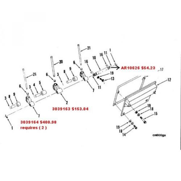 CUMMINS CAM FOLLOWER ASSEMBLY - USED - KT(A)19 / KT(A) 1150 ENGINES #4 image