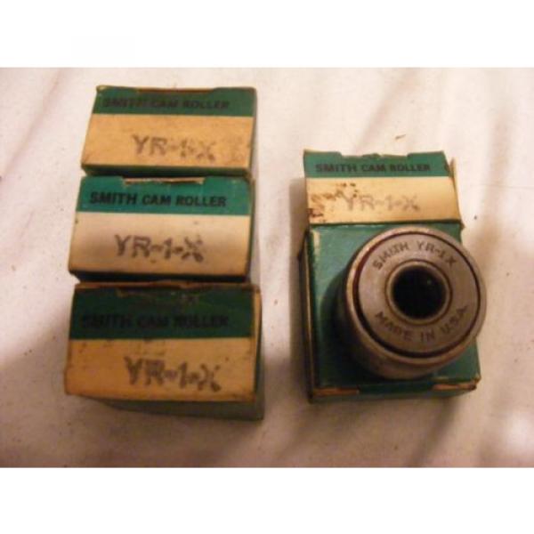 Lot of 4 SMITH BEARING Cam Follower, Yoke Type, Sealed YR-1-X #2 image