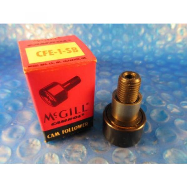 McGill CFE 1 SB Stud Cam Follower, 1&#034; Roller Diameter, Hex Hole End #1 image