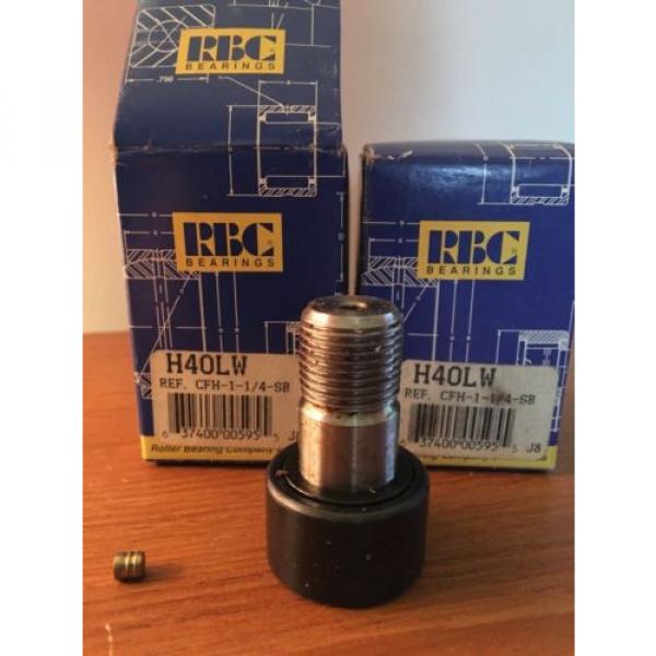 NIB RBC PRECISION BEARINGS H40LW CAM FOLLOWER #4 image