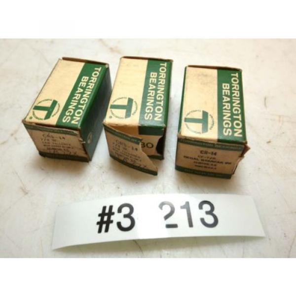 3 Torrington Bearings Cam Followers crs-14 and cr-14 (Inv.36213) #1 image