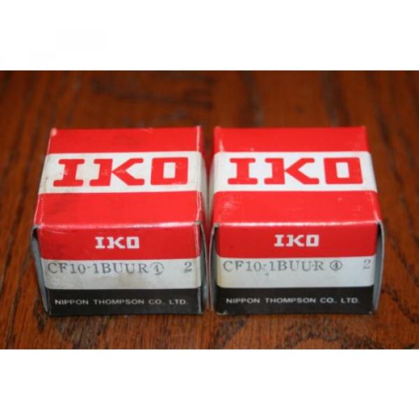 (Lot of 4) IKO Nippon Thompson CF10-1BUUR Cam Follower Bearings CF101BUUR NEW #1 image