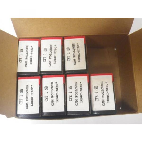 McGILL CFE 1 SB CFE1SB cam follower bearings SET OF 7 *NEW IN BOX* #4 image