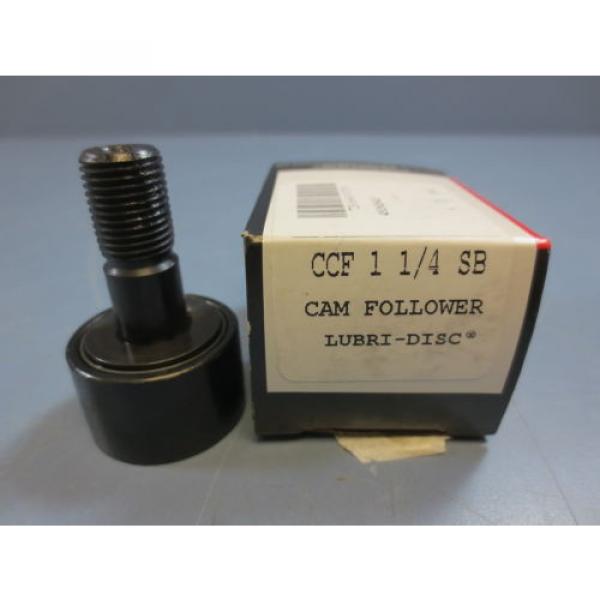 1 Nib McGill CCF-1-1/4-SB Cam Follower Bearing RD 1.2500&#034; RW .7500&#034; Stud D .5000 #1 image