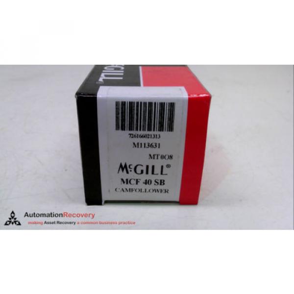 MCGILL MCF 40 SB, CAM FOLLOWER, ROLLER DIAMETER: 4 MM, M18 X 1.5, NEW #226893 #4 image