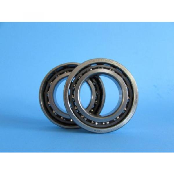 NSK7007CTYNSUL P4 ABEC-7 Super Precision Angular Contact Bearing Matched Pair #2 image