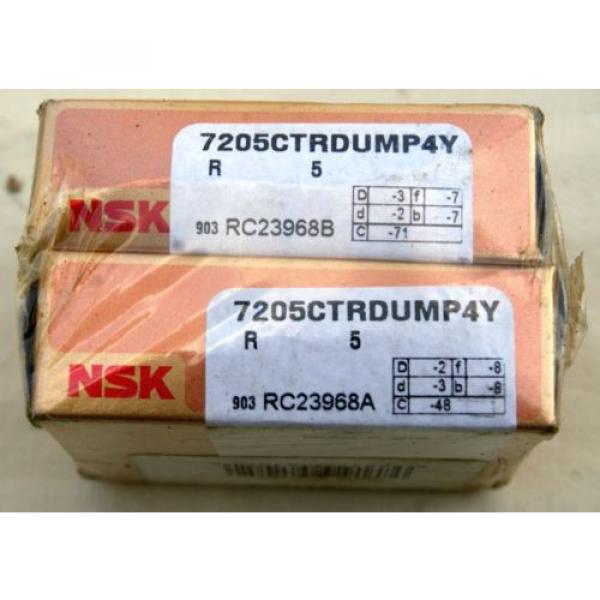 7205ctrdump4y nsk super precision bearings rc23968a set #1 image