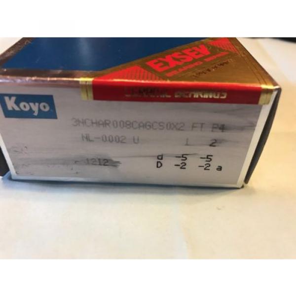 KOYO 3NCHAR008CAGC0X2 FT P4 SUPER PRECISION BEARINGS Ceramic #1 image