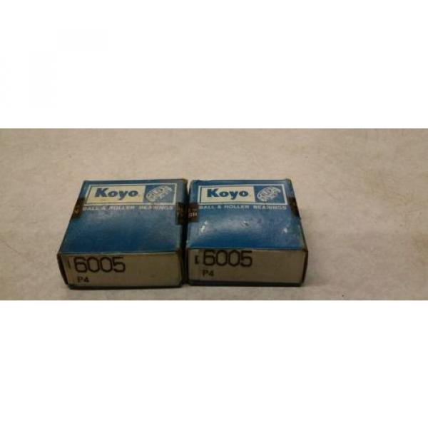 KOYO 6005 P4 SUPER PRECISION BALL&amp;ROLLER BEARINGS #2 image