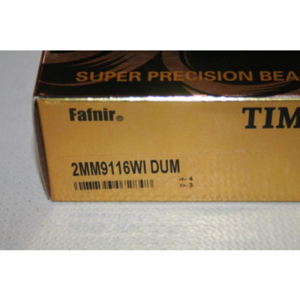 Fafnir 2MM9116.WI.DUM Super Precision Bearings (7016 CDP4A DGB) * NEW #2 image