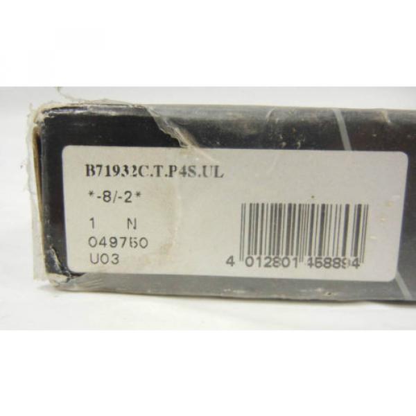 FAG B71932C.T.P4S.UL AEROSPACE/SUPER PRECISION ANGULAR CONTACT BALL BEARING, NEW #2 image