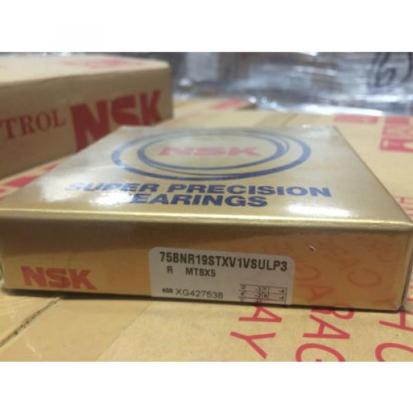 NSK   75BNR19STXV1VSULP3  HIGH SPEED.SUPER PRECISION BEARING WITH SEALS. #2 image