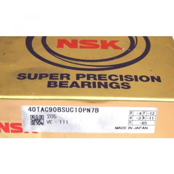 NEW NSK 40TAC90BSUC10PN7B SUPER PRECISION BEARING #2 image