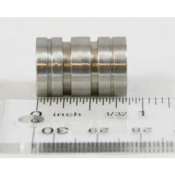 3/8&#034; Stainless Steel Plain Linear Bearing, Closed, Self lubrication FLAS06F #1 image