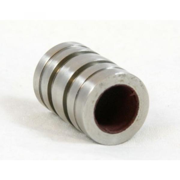 3/8&#034; Stainless Steel Plain Linear Bearing, Closed, Self lubrication FLAS06F #3 image