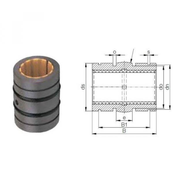 Igus RJUI-03-12 DryLin R Standard Clearance Self-Aligning Linear Plain Bearing, #1 image