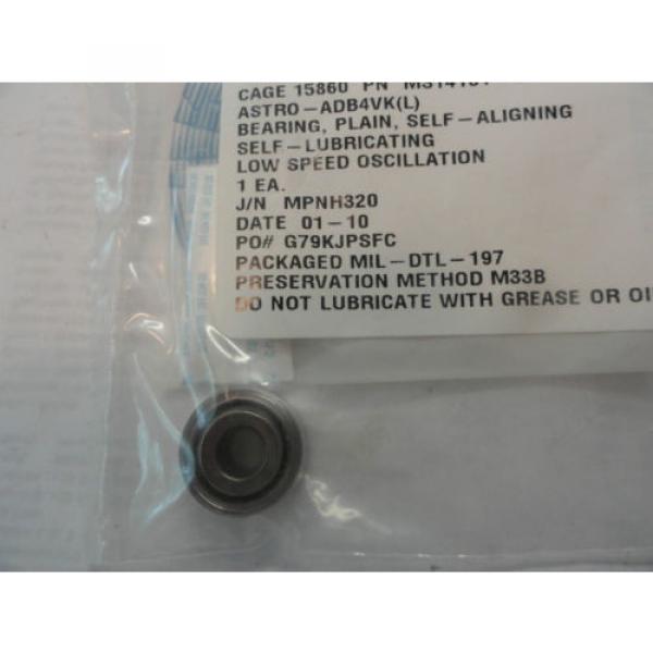 Astro Plain, Self-Aligning, Self-Lubricating Bearings, MS14101-4K #1 image