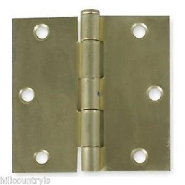 1WBD1 BATTALION Door Hinges, Full Mortise, Plain Bearing - 3.5&#034;X3.5&#034;-2 Pack-Zinc #1 image