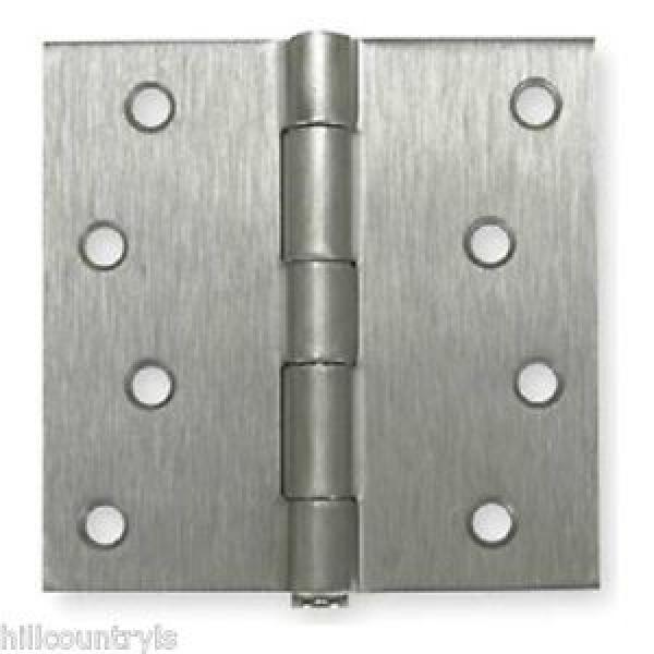 1WAE2 Battalion Door Hinges, Full Mortise, Plain Bearing - 4&#034;X4&#034; - 2 PK - Nickel #1 image