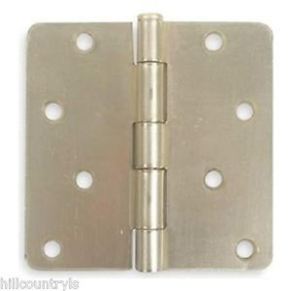 1WAL8 Battalion Door Hinges, Full Mortise, Plain Bearing - 4&#034;X4&#034; - 2 Pack- Brass #1 image