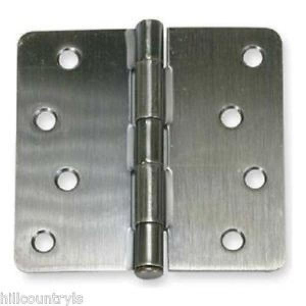 1WAN1 Battalion Door Hinges, Full Mortise, Plain Bearing - 4&#034;X4&#034;-2 Pack #1 image