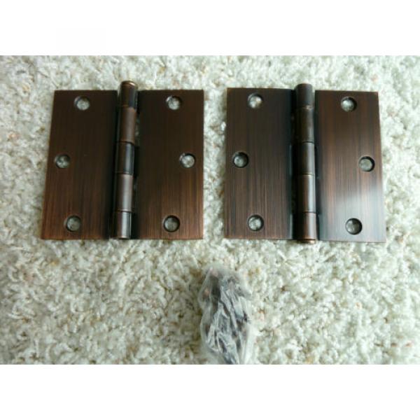 1VZW8 Battalion Steel Door Hinge,Full Mortise, Plain Bearing 3.5&#034;X3.5 3 Pair 6pc #1 image