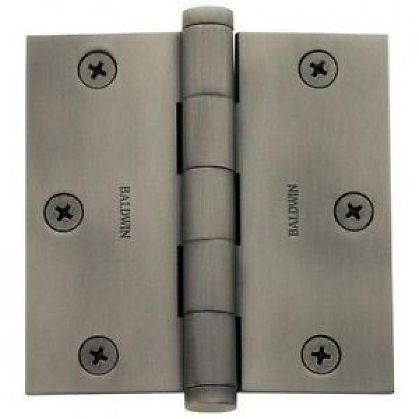 Baldwin 1035.I Plain Bearing Mortise Hinge Door Hinge 3 1/2 x 3 1/2 ;Distressed #1 image